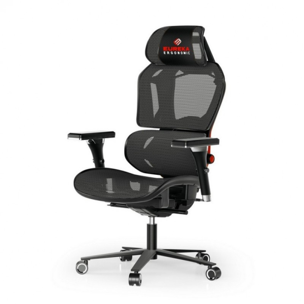 Купить Компьютерное кресло (для геймеров) Eureka TYPHON, красный
